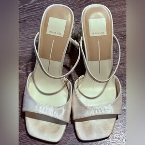 Dolce Vita Jemmy Imitation Pearl Slide Sandals Size 8